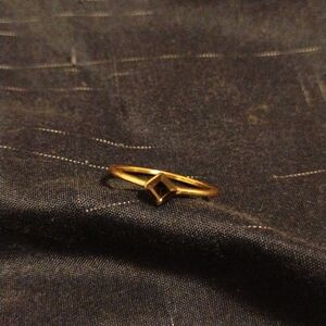 Gold Geometric Ring